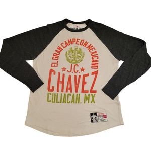 Large Roots Of Fight Bloodlines Julio Cesar Chavez Long Sleeve Raglan Tshirt